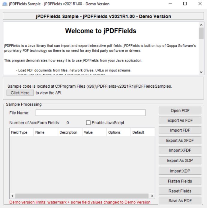 jPDFFields for Linux