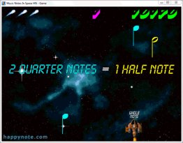 Music Notes In Space HN