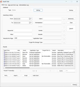 Curtain LogTrace File Activity Monitoring