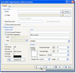 Sybrex SpeedPDF Page Numberer