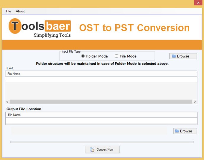 ToolsBaer OST to PST Conversion