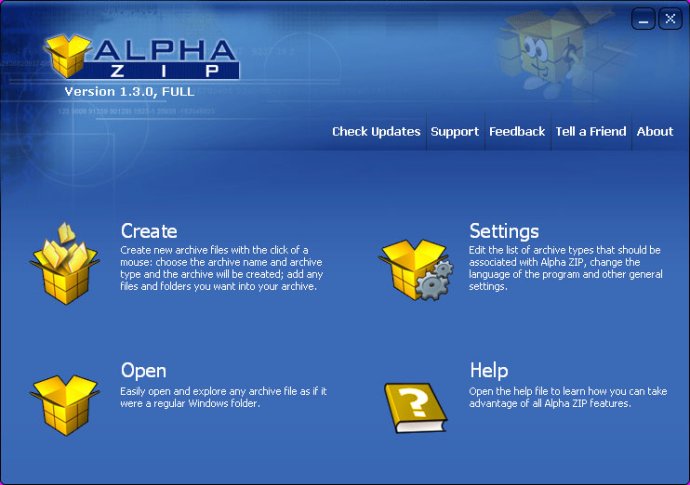 Alpha ZIP Alpha ZIP