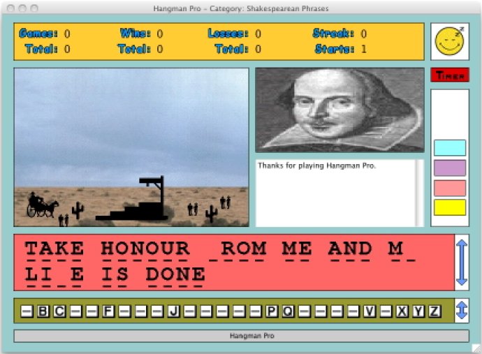 Hangman Pro for the Macintosh