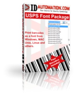 USPS and Intelligent Mail Barcode Fonts