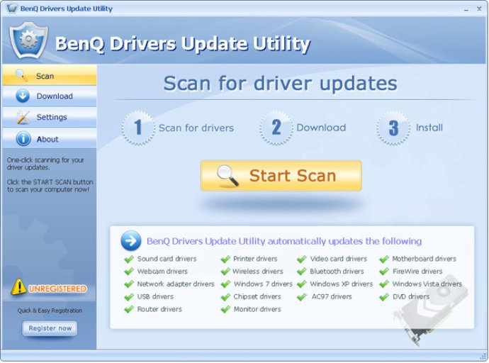 BenQ Drivers Update Utility