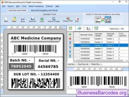 Barcodes Generator Healthcare Industry