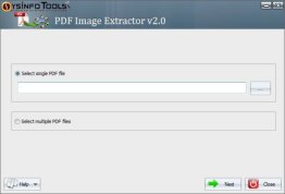 SysInfoTools PDF Image Extractor