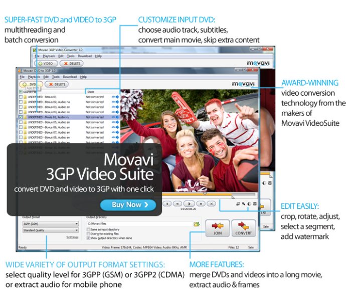 Movavi 3GP Video Suite