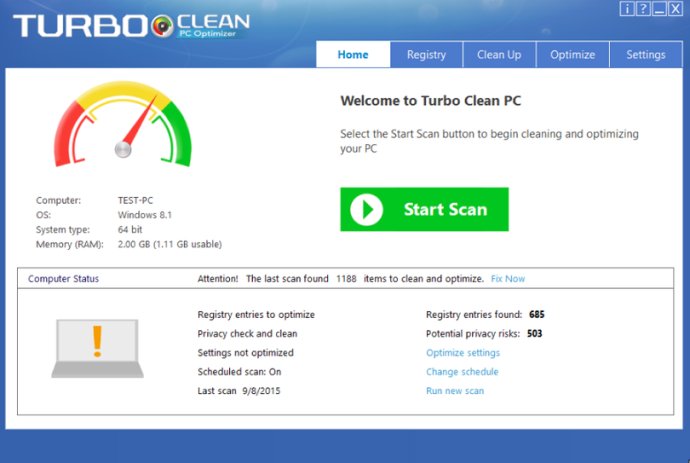 Turbo Clean PC Optimizer
