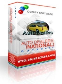 Auto Dealers (National) Database