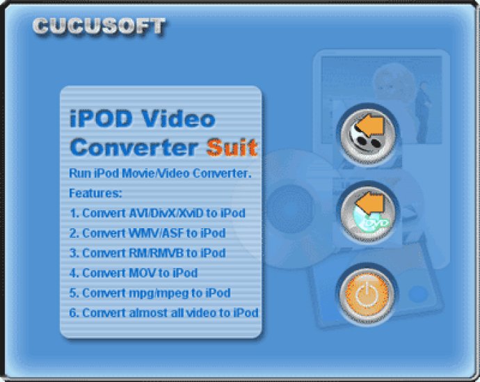 Cucusoft iPod Video Converter + DVD to iPod Suite Recommended