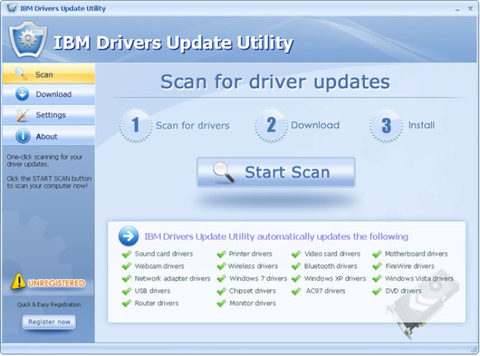 IBM Drivers Update Utility For Windows 7 64 bit