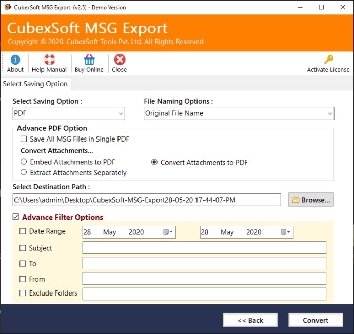 Add MSG Files to PST Free