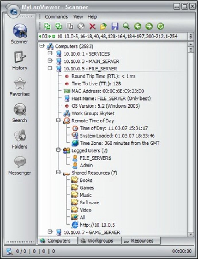Portable MyLanViewer Network/IP Scanner