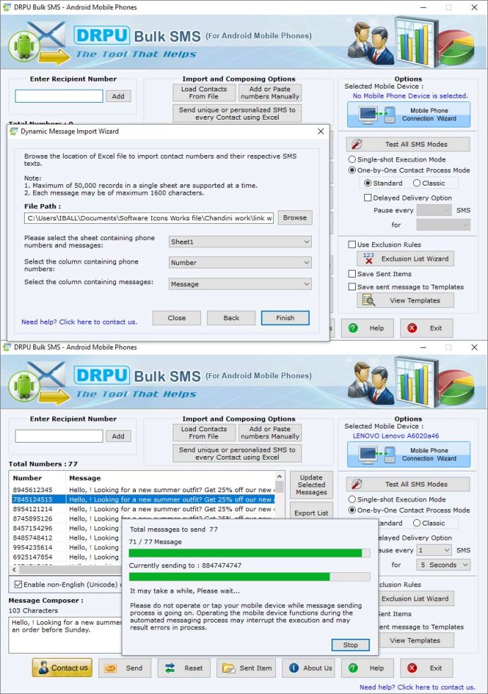 Android SMS Application Android SMS Application