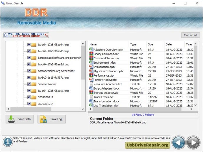 USB Media Data Repair Software