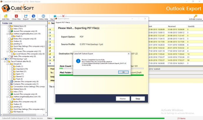 Convert Multiple PST Files to ICS - Download & Review