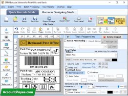 Barcodes Download Post Office and Banks