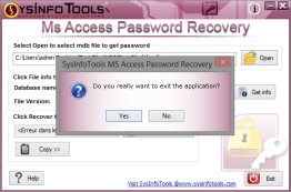 SysInfoTools MDB Password Recovery