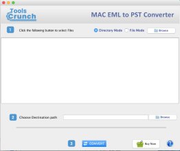 ToolsCrunch Mac EML to PST Converter
