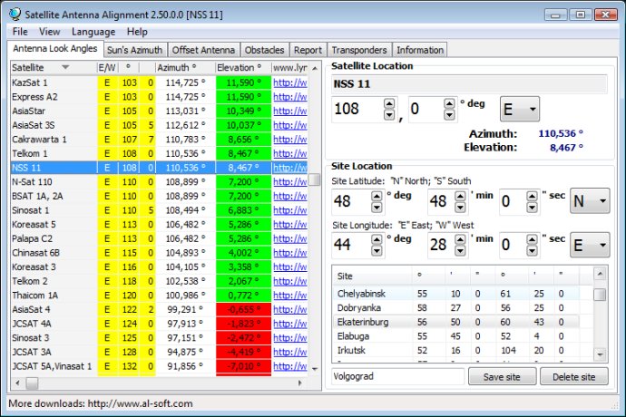 Satellite Antenna Alignment Satellite Antenna Alignment
