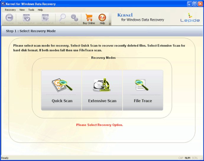 Kernel for NTFS - Data Recovery Software