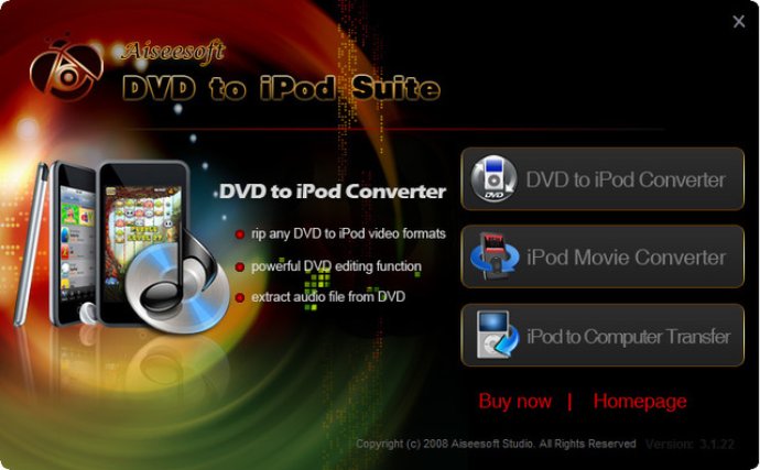 Aiseesoft DVD to iPod Suite