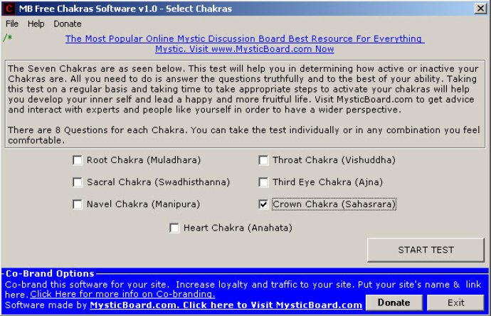 MB Chakras Software