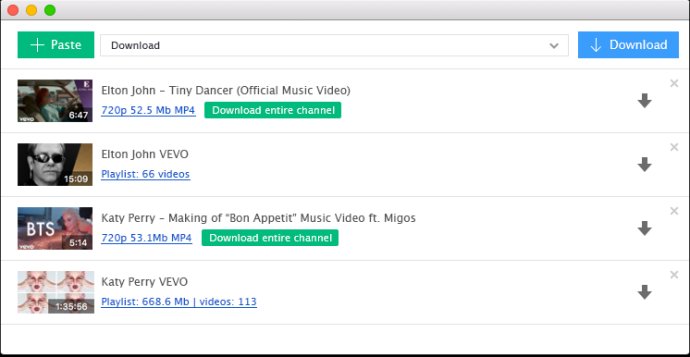 YouTube Download for Mac