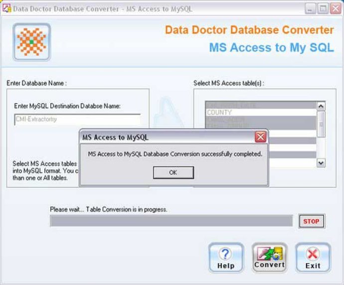 Convert MS Access to MySQL