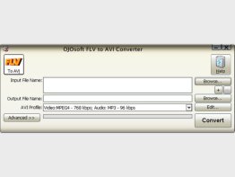 OJOsoft FLV to AVI Converter