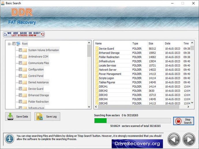 Fat Drive Data Recovery