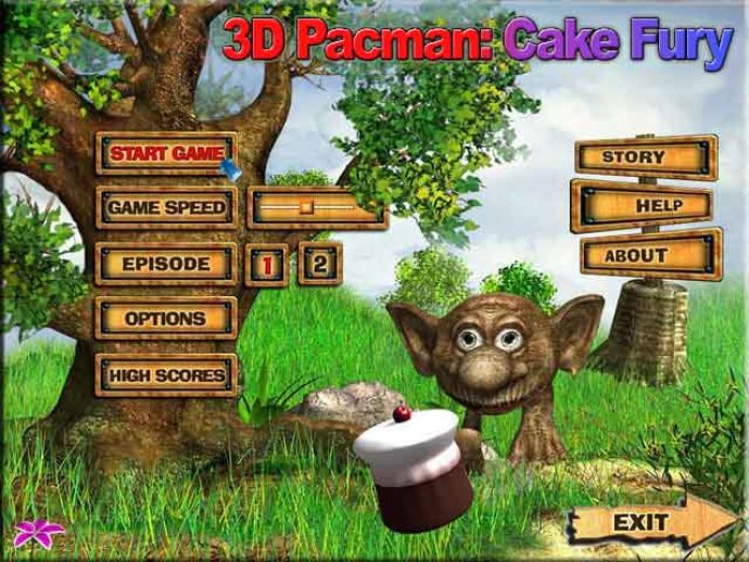 3D Pacman: Cake Fury