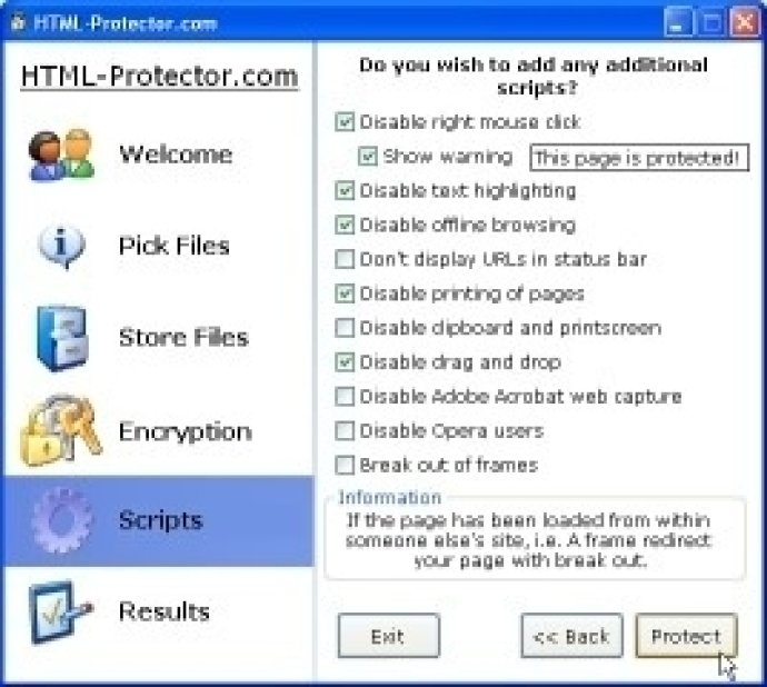 HTML-Protector