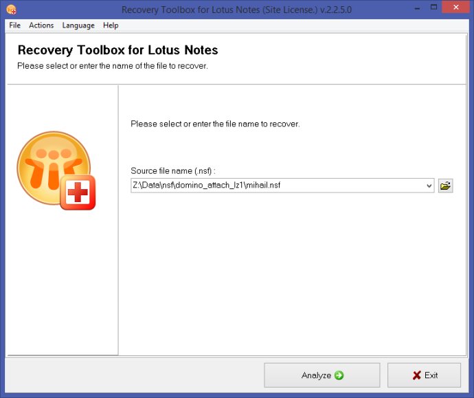 Recovery Toolbox for Lotus Notes