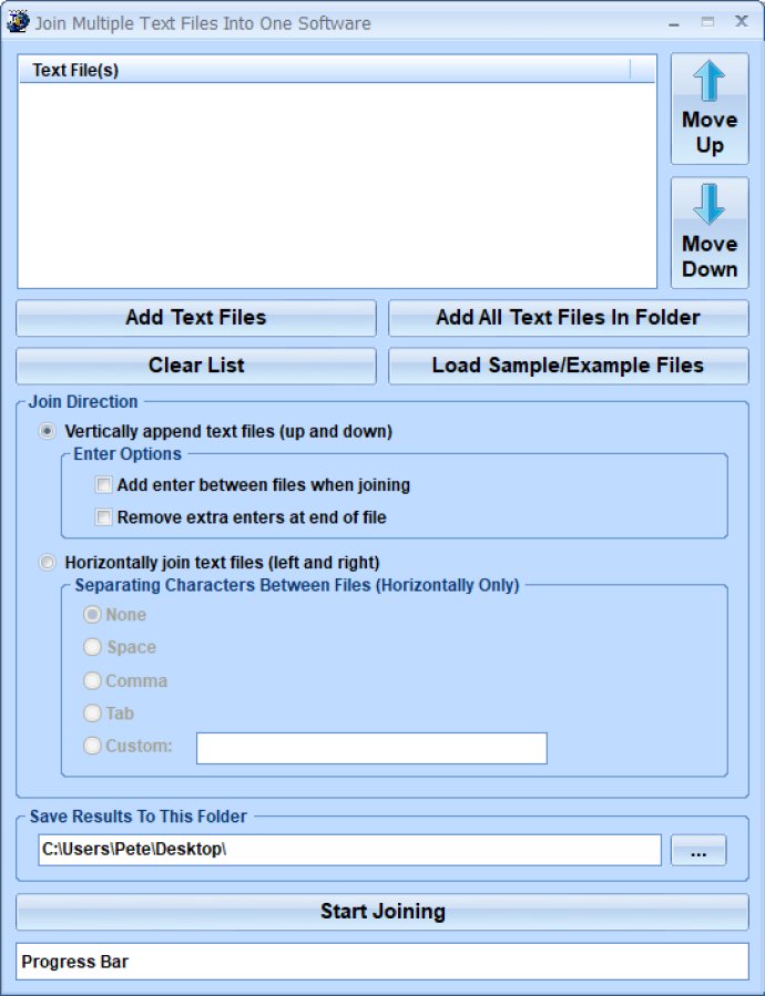 Join Multiple Text Files Into One Software