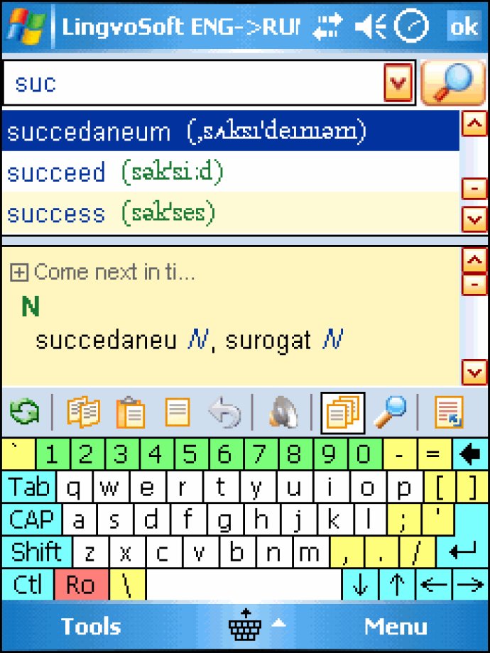 LingvoSoft Talking Dictionary English <-> Romanian for Pocket PC
