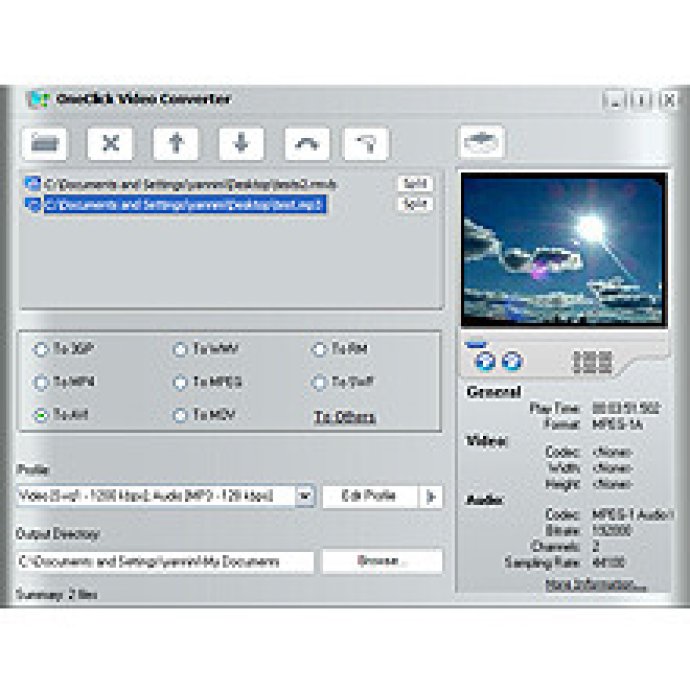 OneClick Video Converter OneClick Video Converter