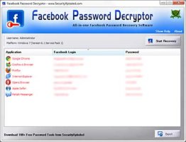 Facebook Password Decryptor