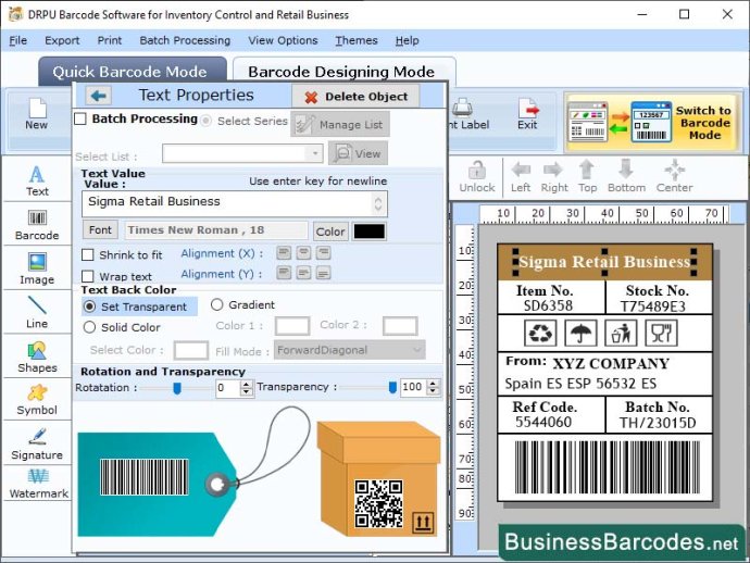 Inventory label Maker Program Download & Review