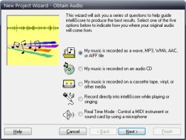 Intelliscore Polyphonic MP3 to MIDI Converter