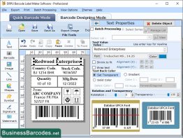 Tracking Databar UPCA Barcode Software