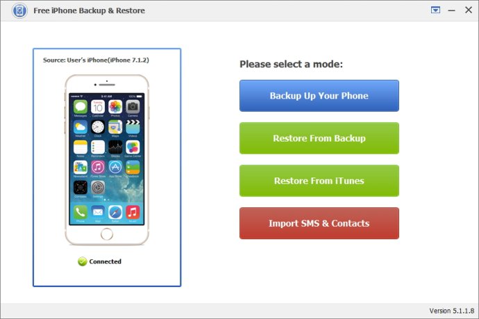 Free iPhone Backup & Restore