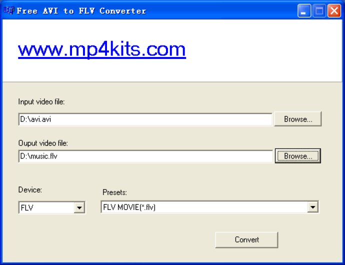 Doremisoft Free AVI to FLV Converter