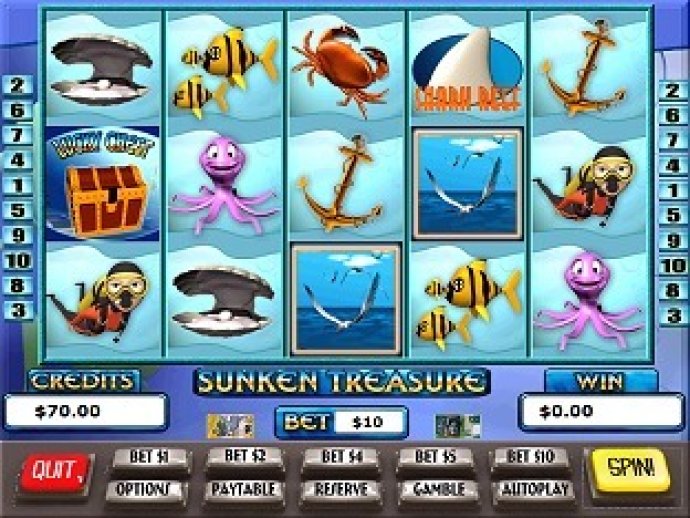 Sunken Treasure Slots / Pokies