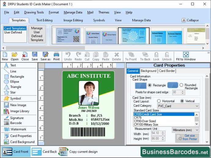 Student ID Badges Software