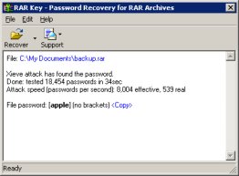 Rar Password Recovery Key