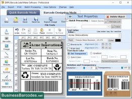 EAN8 Barcode Label Creating Software