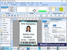 Identity Card Creation Software