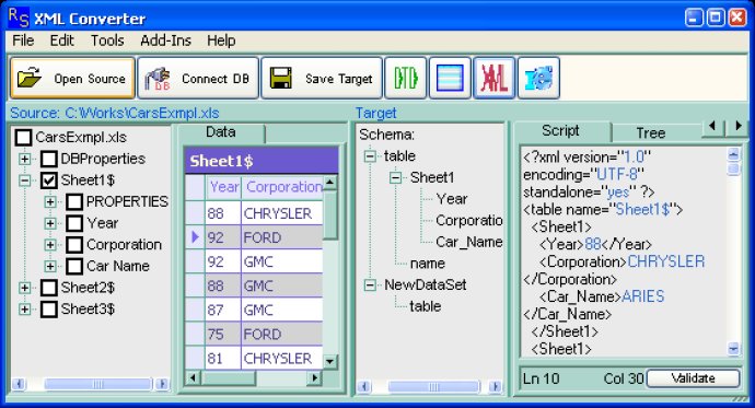 XML Converter Standard